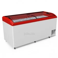 Морозильный ларь бонета с гнутым стеклом JUKA M800S